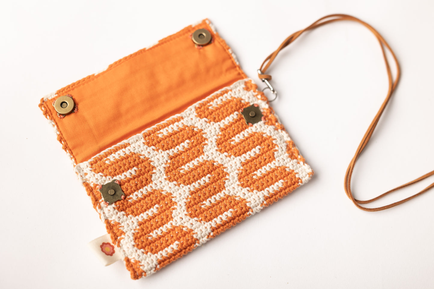 Cartera FUNKY TILES - Ondas - Naranja - Edición limitada