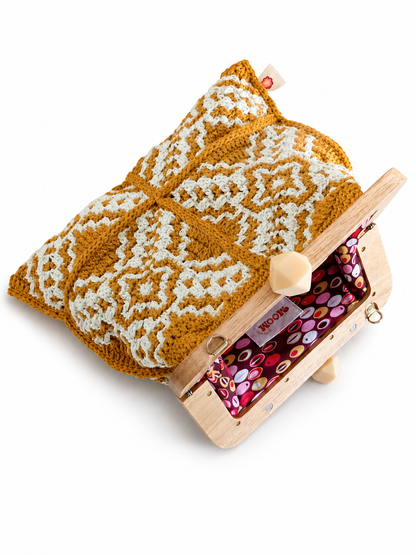 Bolso BOHÈME BEAT Mostaza-Crudo
