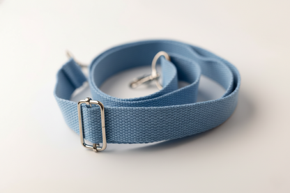 Blue herringbone strap
