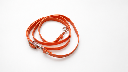 Correa de polipiel naranja
