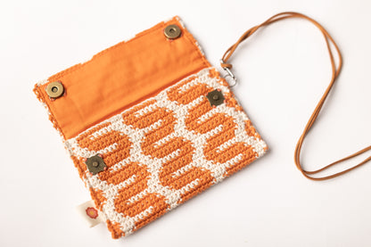 Cartera FUNKY TILES - Ondas - Naranja - Edición limitada