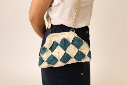 Clutch CARRÉ POP Azul