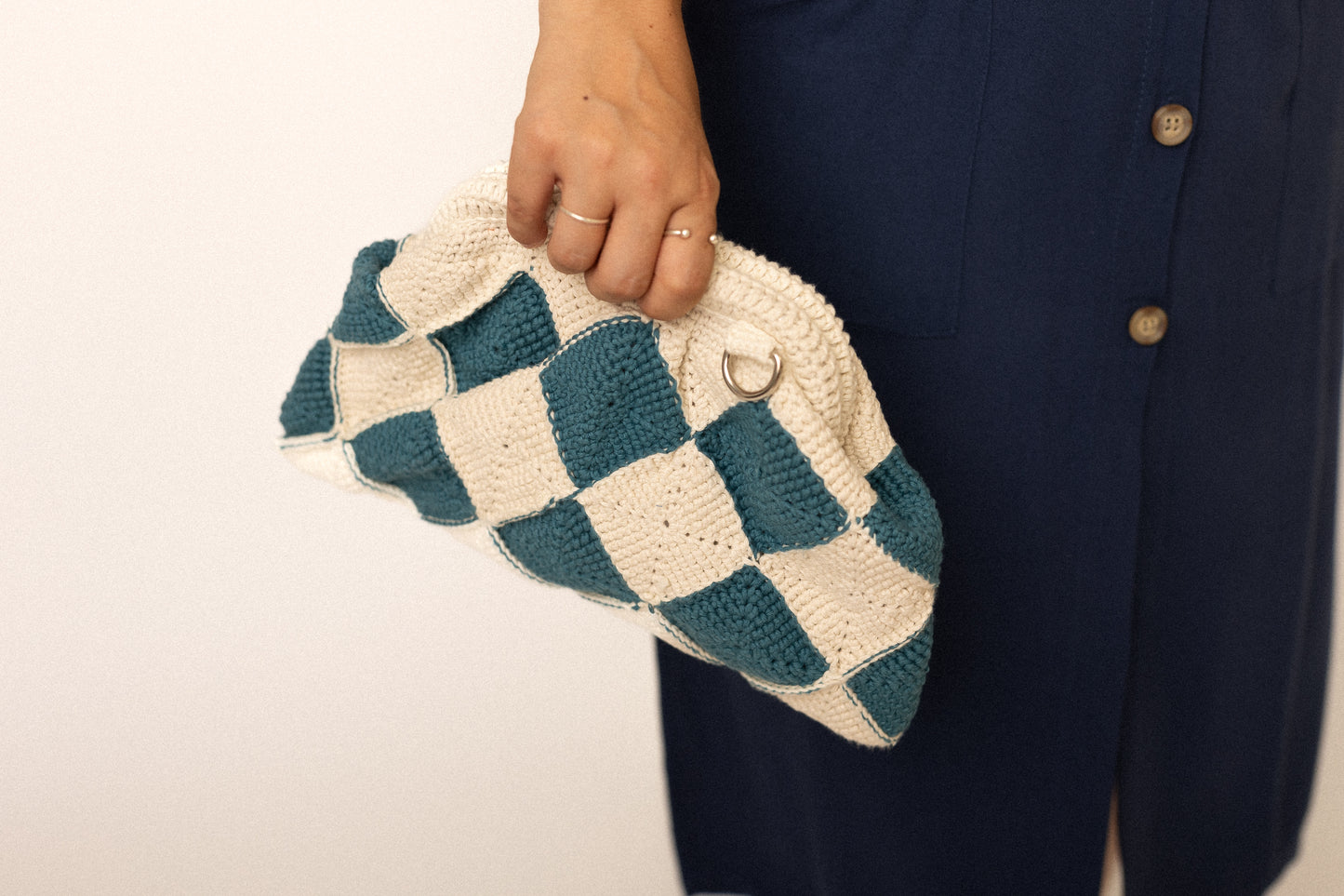 Clutch CARRÉ POP Azul